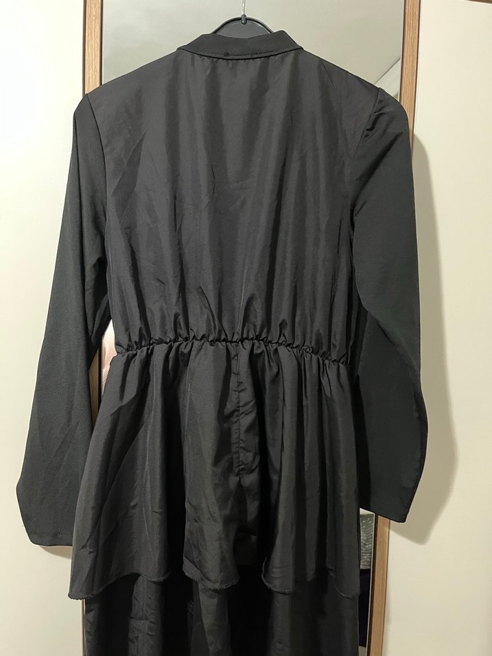 Uzun Kollu Siyah Drapeli Uzun haşema - Görsel 4