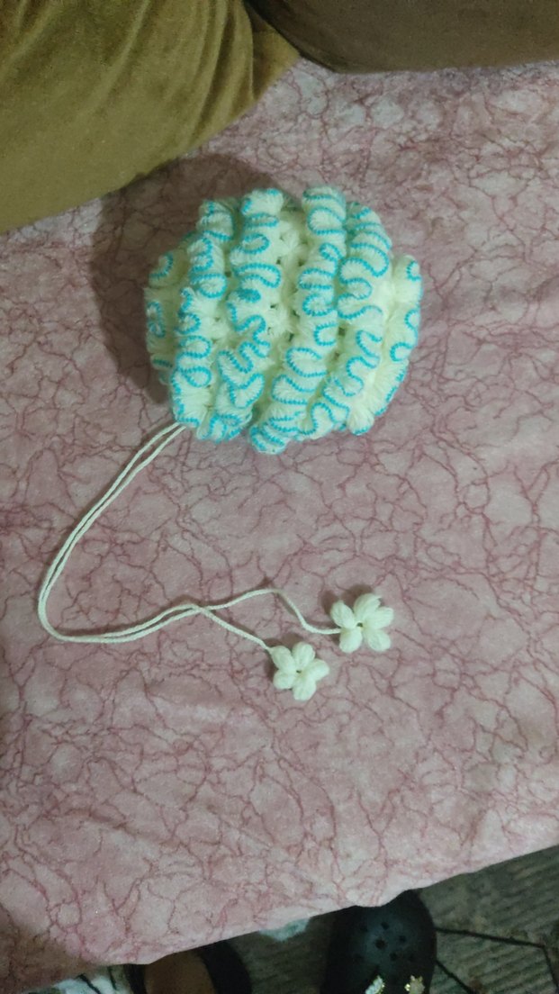 Turkuaz Pastel Banyo Süngeri - Görsel 2