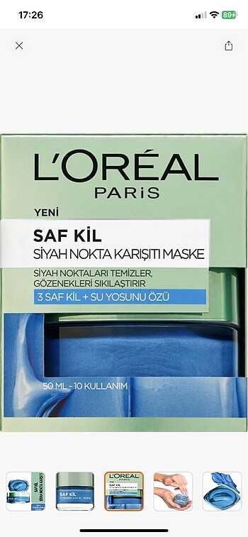 Beden Loreal paris saf kil