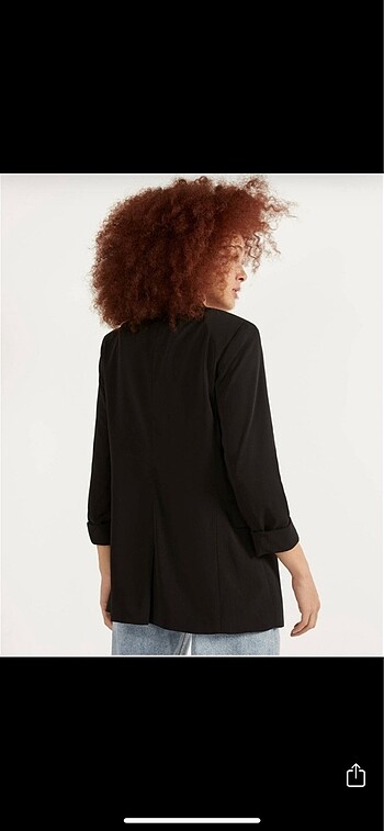 xs Beden siyah Renk Bershka Ceket