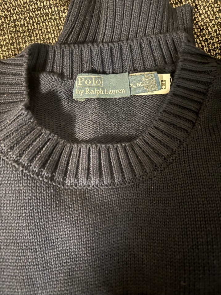 Lacivert Polo Ralph Lauren Ayıcık Desenli Kazak - Görsel 5