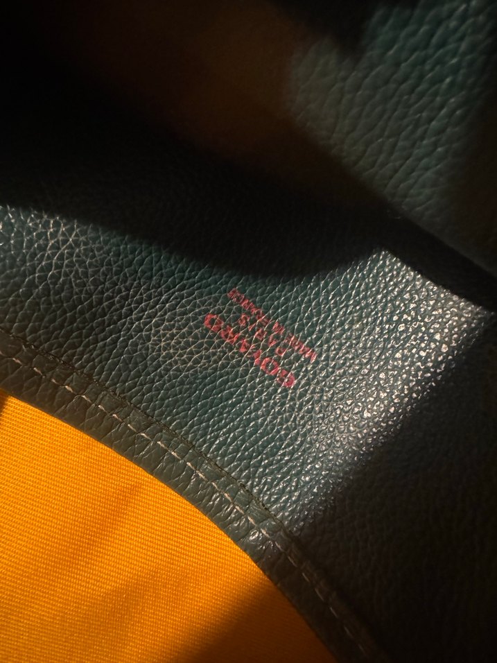 Yeşil Baskılı Deri Kadın Çanta maison Goyard - Görsel 4