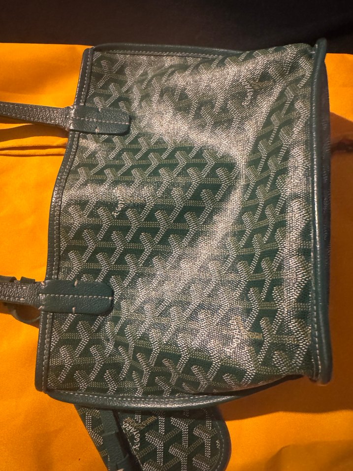 Yeşil Baskılı Deri Kadın Çanta maison Goyard - Görsel 2