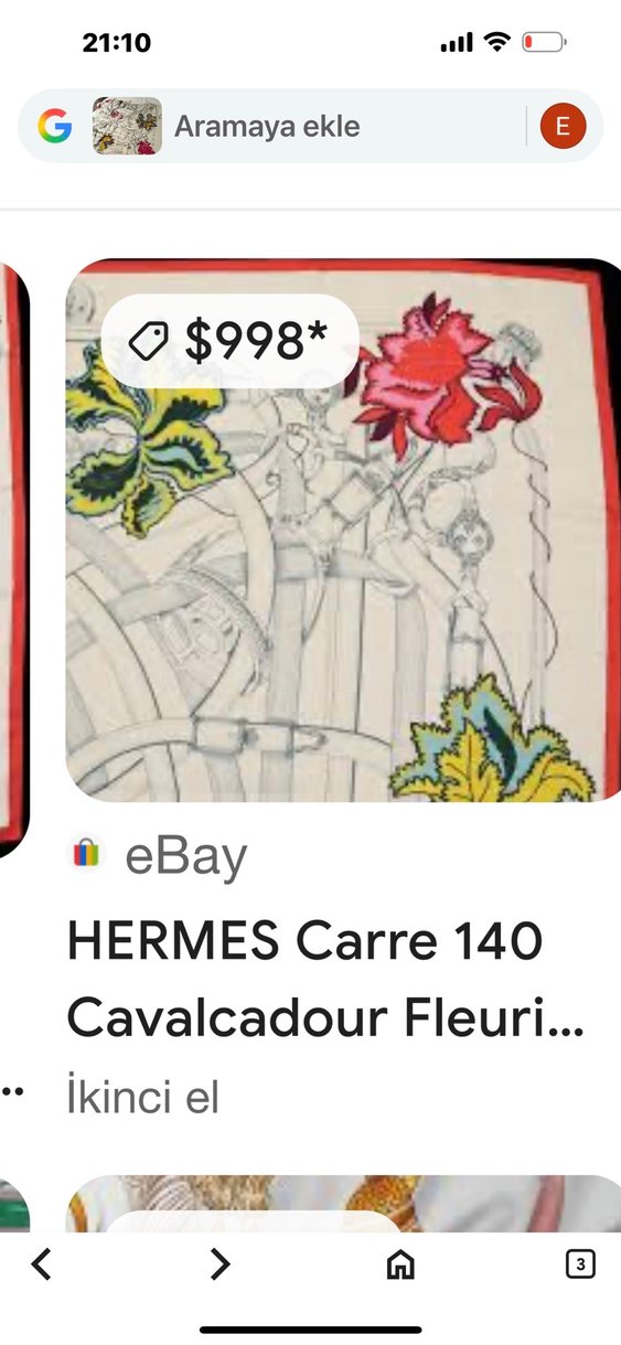 Hermes omuz şalı - Görsel 2