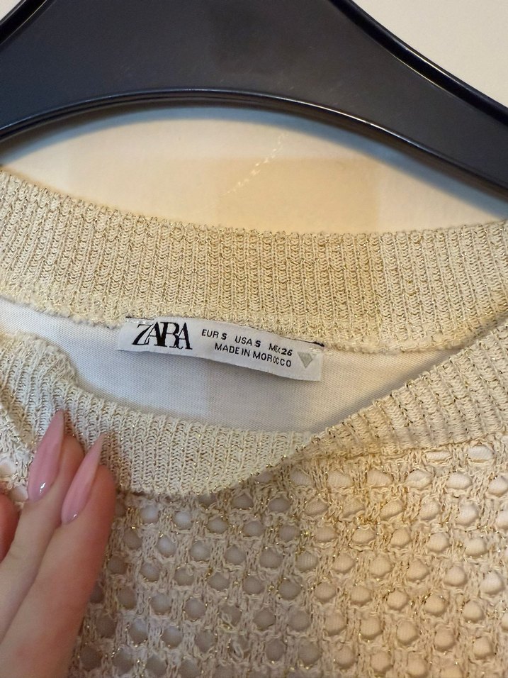 Bohem Gri Örgü Kadın Süveter - Görsel 3