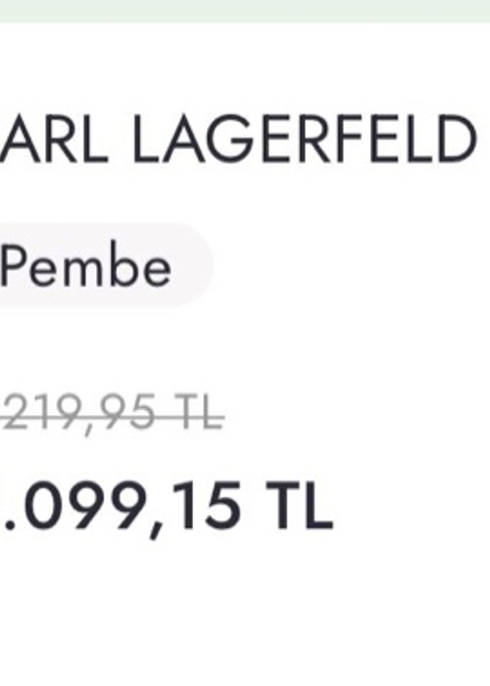 karl lagerfeld kadın el çantası pembe - Görsel 2