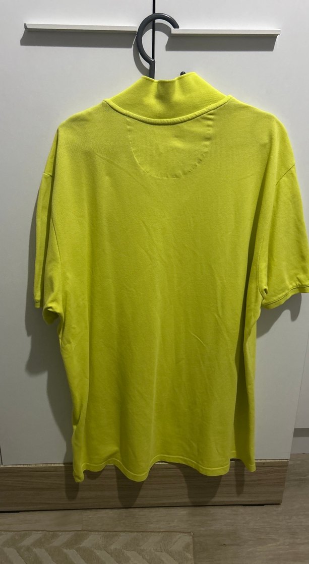 Erkek Sarı Polo Yaka Kısa Kollu Tişört - Görsel 3