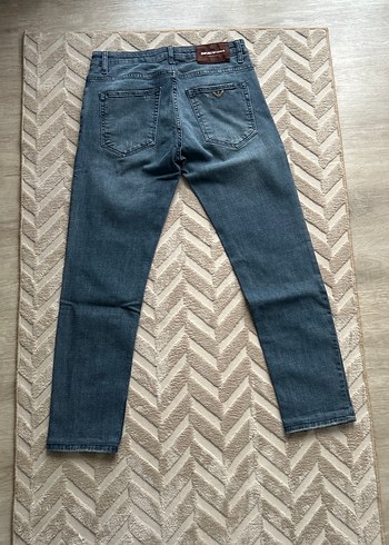 Erkek Lacivert Regular Fit Denim Jean - Görsel 3