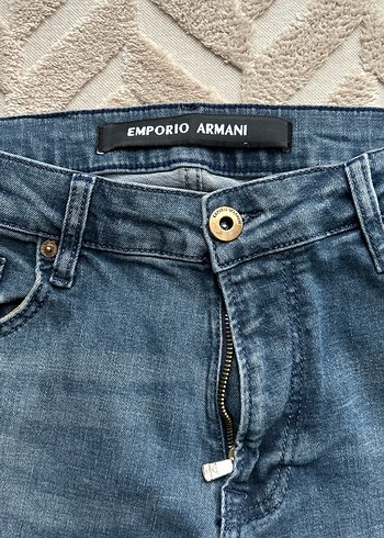 Erkek Lacivert Regular Fit Denim Jean - Görsel 2