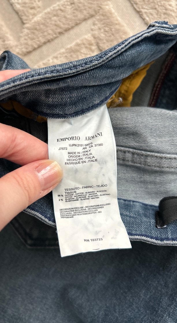 Erkek Lacivert Regular Fit Denim Jean - Görsel 5