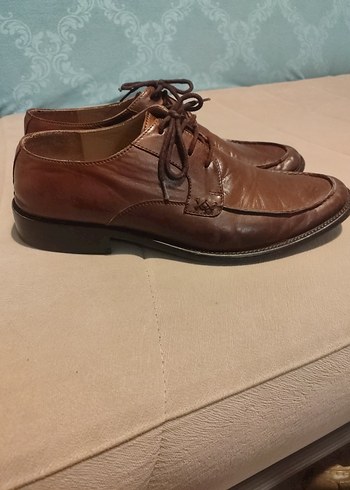 Gön marka Kahverengi Deri Klasik Erkek Ayakkabı - Görsel 2