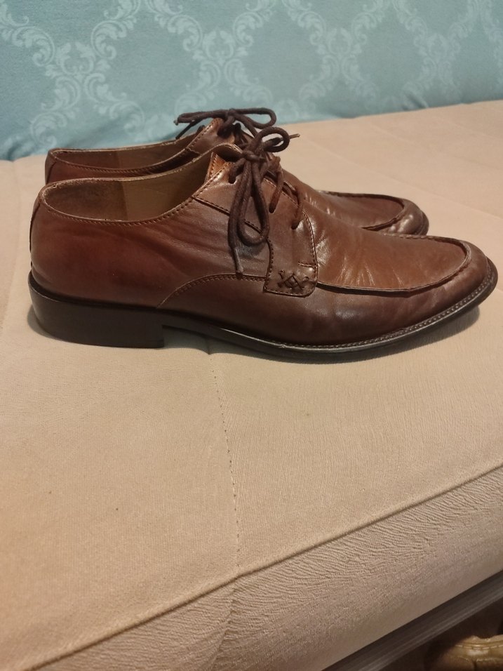 Gön marka Kahverengi Deri Klasik Erkek Ayakkabı - Görsel 2