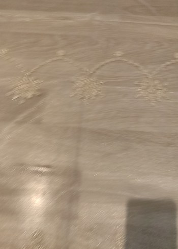 Bej Nakışlı Masa Örtüsü - Görsel 3