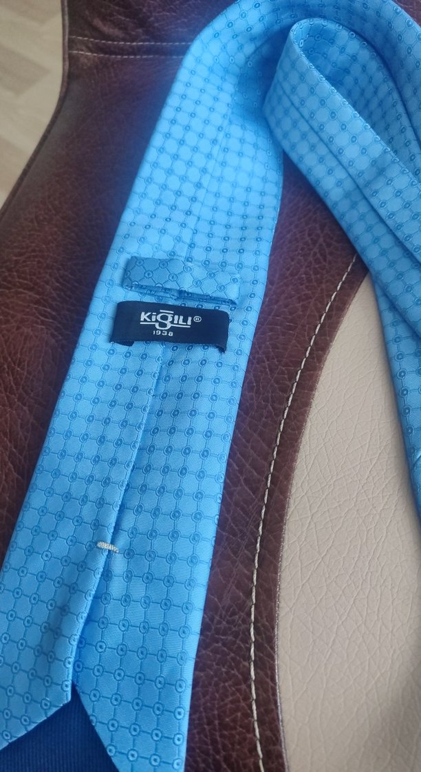 Mavi İş Erkek Kravatı - Görsel 2