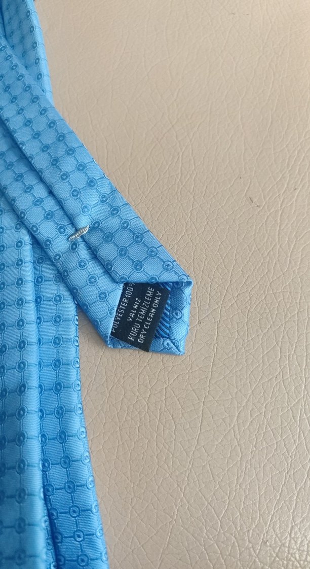 Mavi İş Erkek Kravatı - Görsel 3