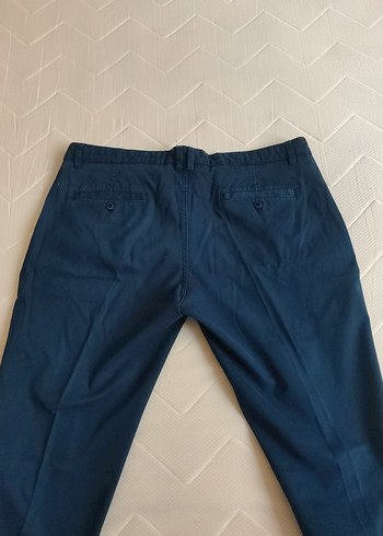 Diğer Avva Erkek Lacivert Kemerli kanvas Pantolon