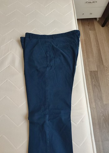Avva Erkek Lacivert Kemerli kanvas Pantolon
