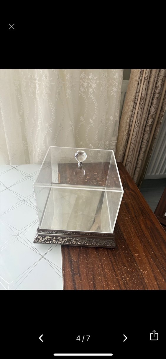 Parlak Bej Makyaj Organizer bohça Kutusu - Görsel 2