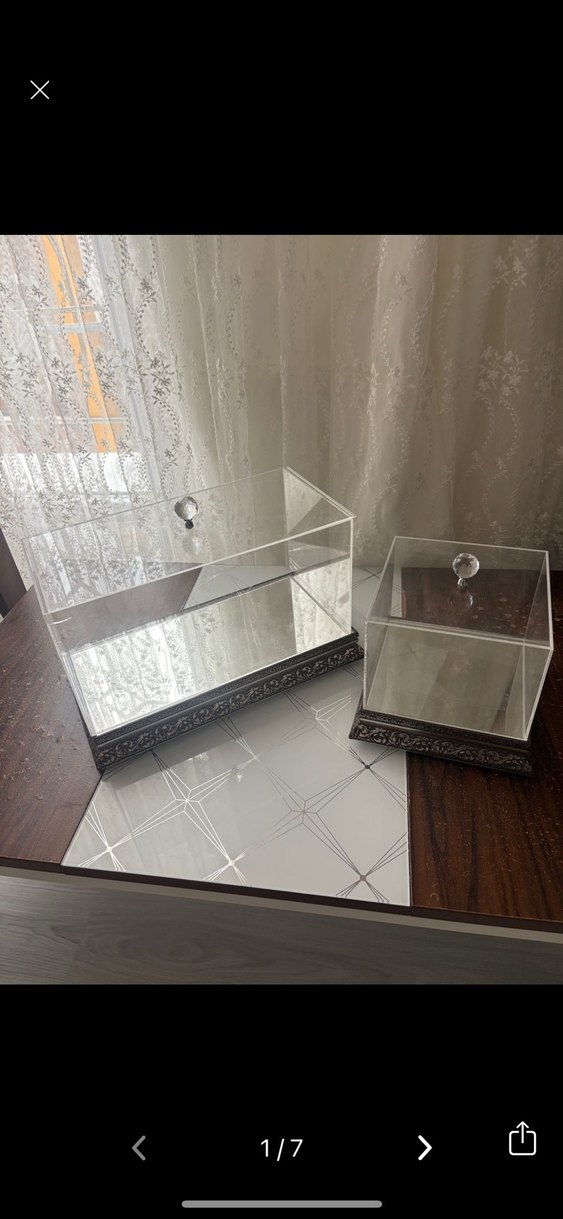 Parlak Bej Makyaj Organizer bohça Kutusu - Görsel 3