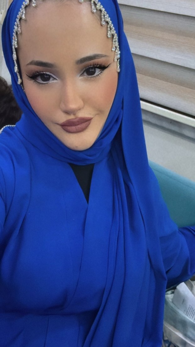 Kadın abaya kolları taşlı şalı ile beraber taşlı - Görsel 3