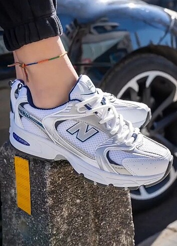 36 Beden beyaz Renk New Balance 530 spor ayakkabı modelleri 