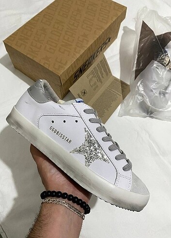 40 Beden beyaz Renk Golden Goose Deluxe kadın #sporayakkabı Sezonun en çok satan m