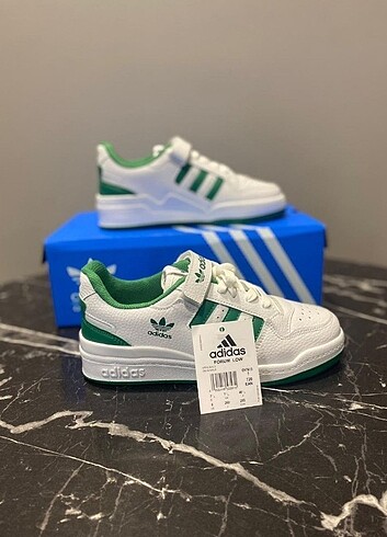 Adidas Forum Low beyaz yeşil #sporayakkabı #beyaz #Adidas #forum