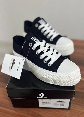 37 Beden siyah Renk CONVERSE ALL STAR #Converseallstar #Converse #siyah #sporayakkab