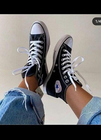 Siyah Uzun Converse #Converse #jeltaban #siyah 