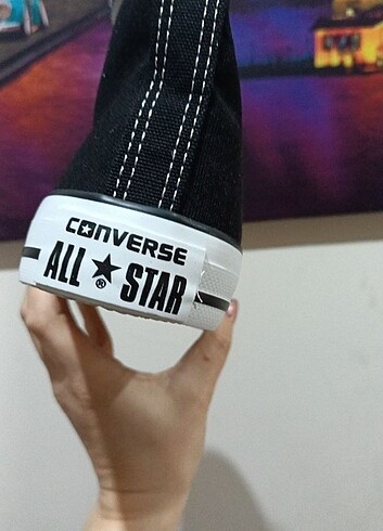 38 Beden Siyah Uzun Converse #Converse #jeltaban #siyah 