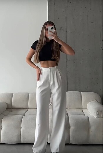 Diğer Zara model palazzo pantolon