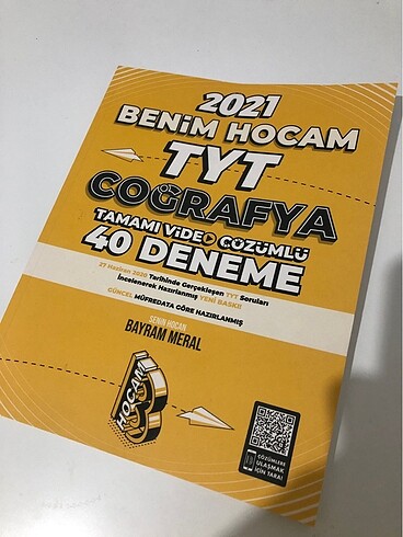 Yks Tyt coğrafya deneme Benim Hocam
