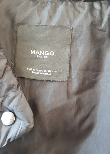 Mango Gri ördek tüylü mont