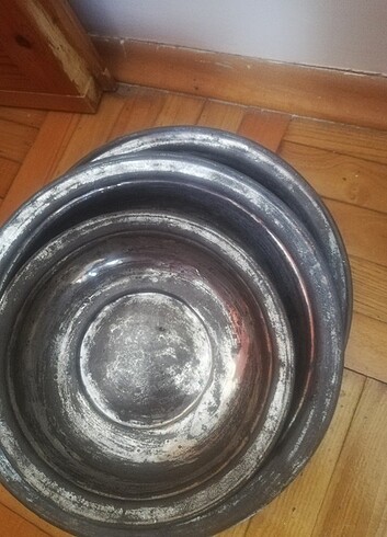 10 ADET ESKI KAPLAR BAKIR 1 ADET resim 1 ADET KAPAKLI kap 1 ADET