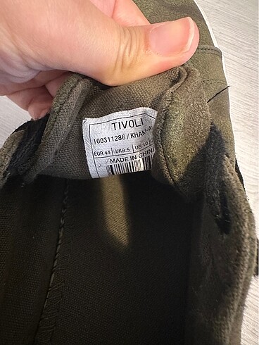 44 Beden Haki renk orjinal sneaker ayakkabı
