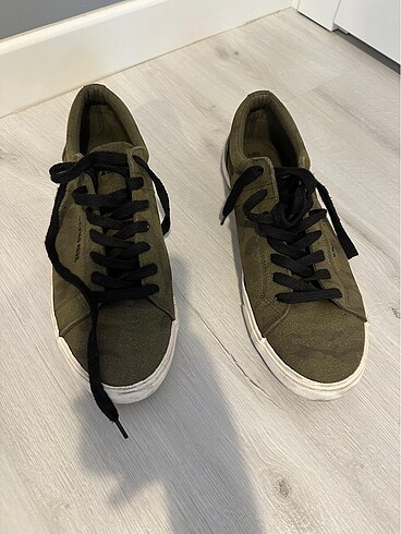 Haki renk orjinal sneaker ayakkabı