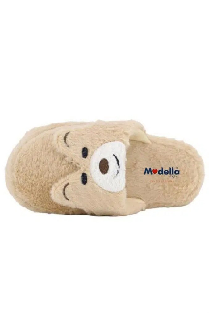 Modella Life Kadın Ayıcık Figürlü Peluş Kaymaz Ev Terliği - Görsel 3