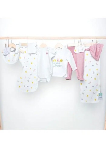 Minipolo %100 Pamuk 10 Parça Kız Hastane Çıkışı Hediye Seti - Görsel 2