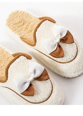 Modella Life Kadın Ev Terliği Fiyonklu ve Nakışlı - Görsel 2