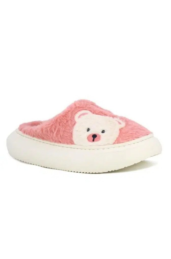 Modella Life Kadın Ayıcık Desen Kaymaz Eva Taban Kışlık Terlik - Görsel 5