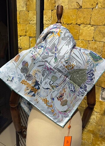Hermes New Model????????????????????????????Hermes Silk Shawl 0 silk H