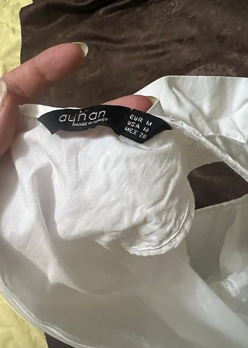 Beyaz mini gömlek elbise - Görsel 7