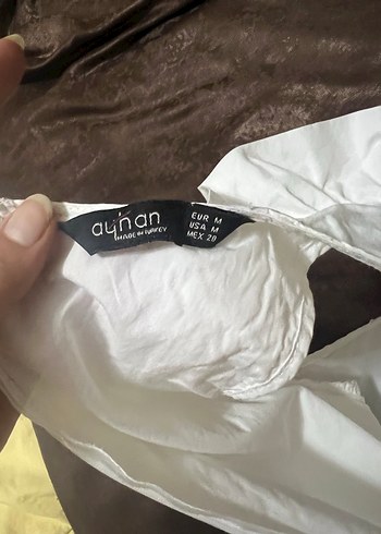 Beyaz mini gömlek elbise - Görsel 8