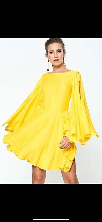 ipekyol sarı elbise IS 1170002245