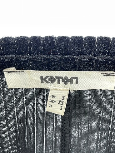 s Beden siyah Renk Koton Bluz %70 İndirimli.