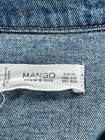 xs Beden mavi Renk Mango Kot Ceket %70 İndirimli.