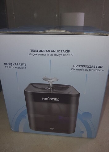 Haustier wf004 kedi köpek otomatik su sebili 