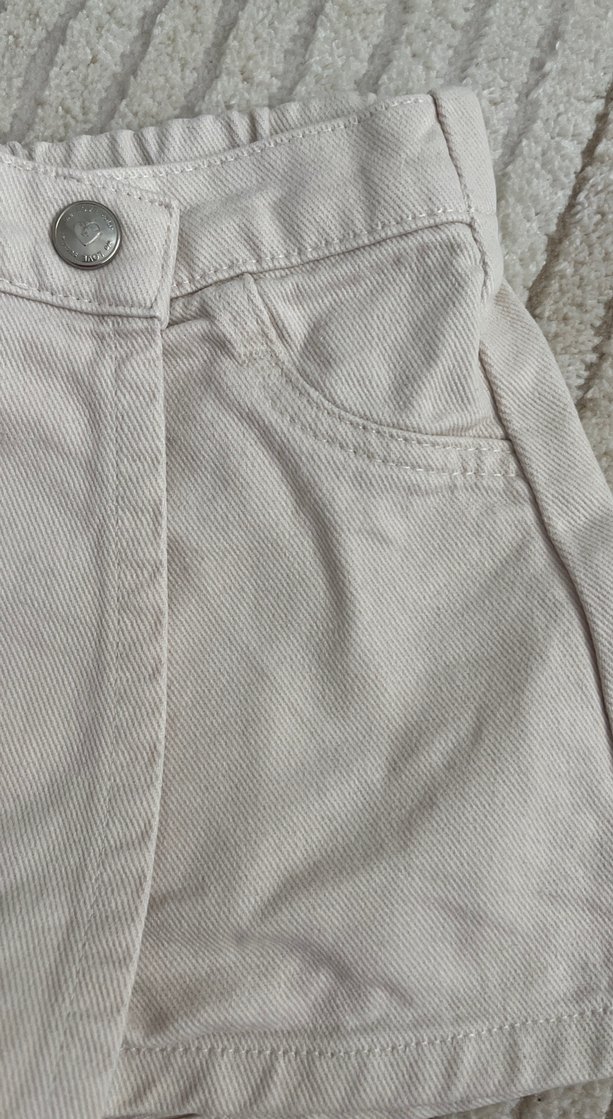 Kız Çocuk Kot Şort Etek - Görsel 3