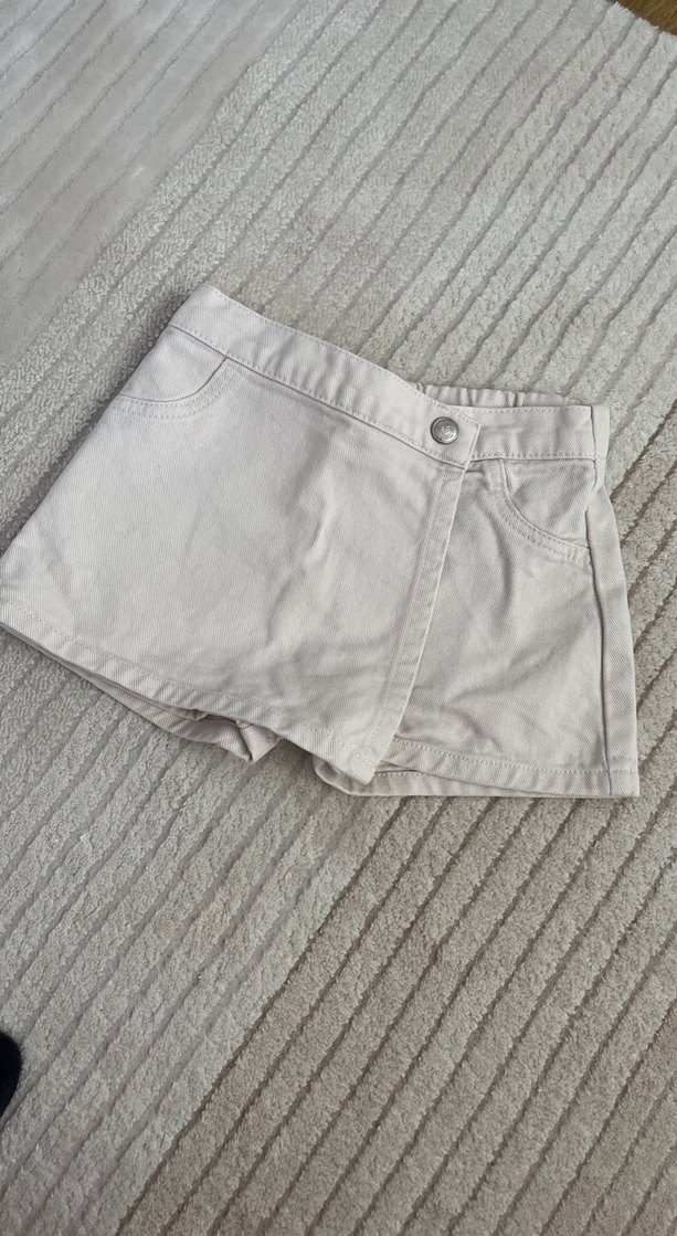 Kız Çocuk Kot Şort Etek - Görsel 2