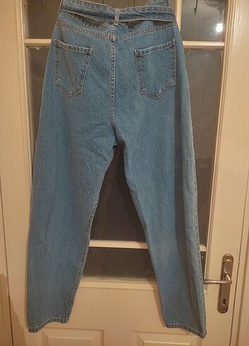 Diğer Kemerli bayan kot pantolon 